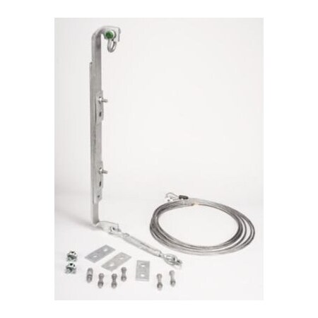 Msa Safety Ladder System, Sure-Climb, 30 Ft, Perm. SFPLS350030